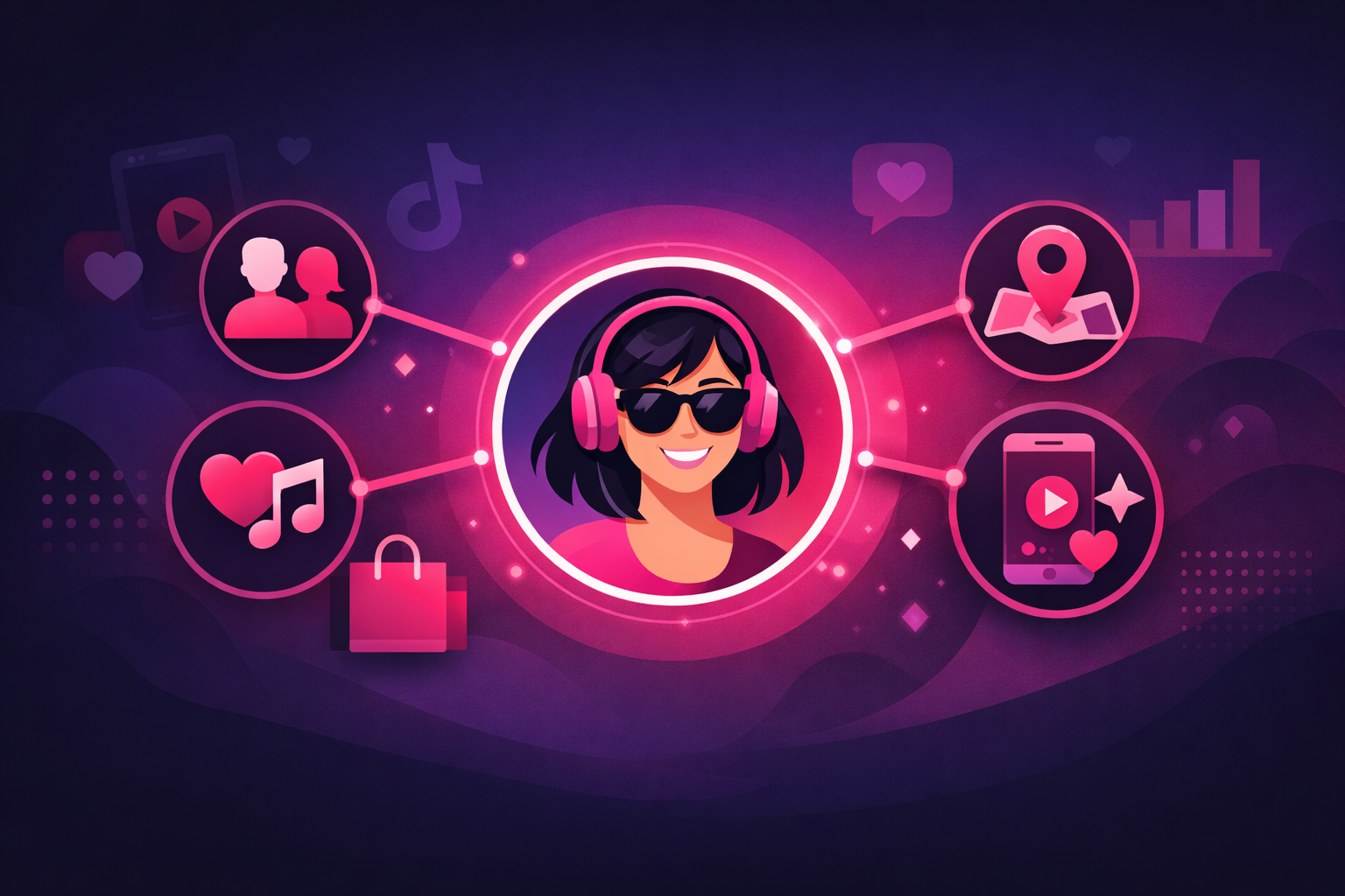 TikTok ad targeting options connecting to ideal customer profile